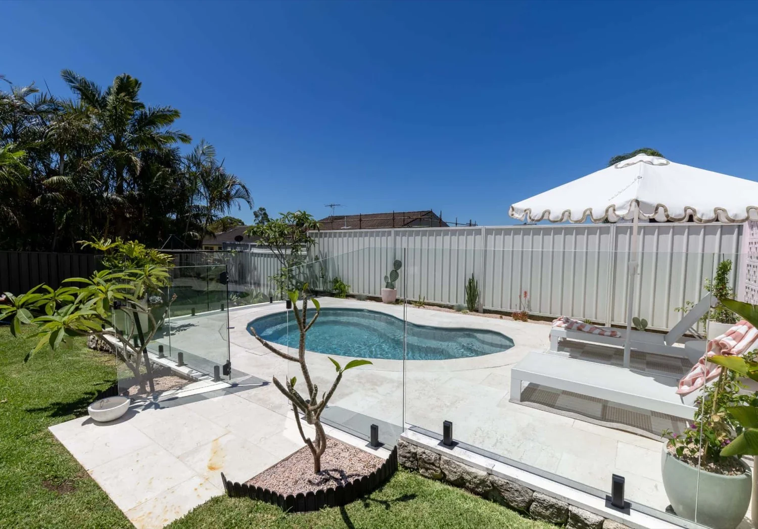 A Hamilton fibreglass pool in Grey Spice