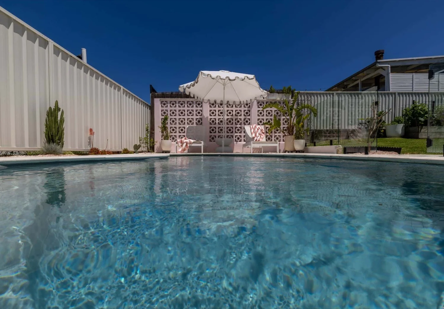 A Hamilton fibreglass pool in Grey Spice