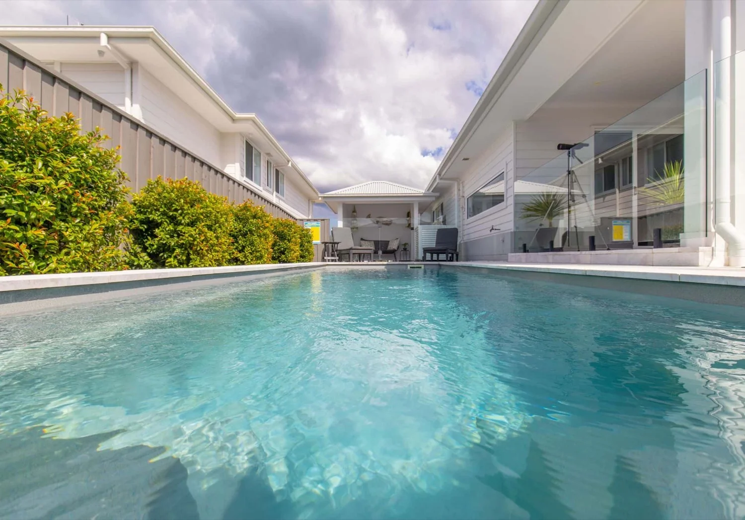 A Majestic fibreglass pool in Grey Spice