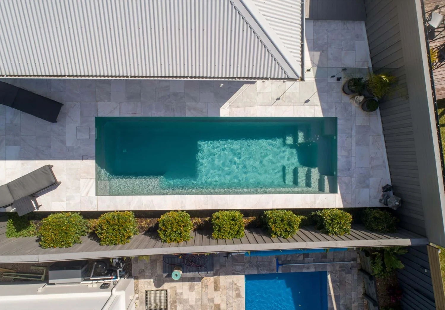 A Majestic fibreglass pool in Grey Spice